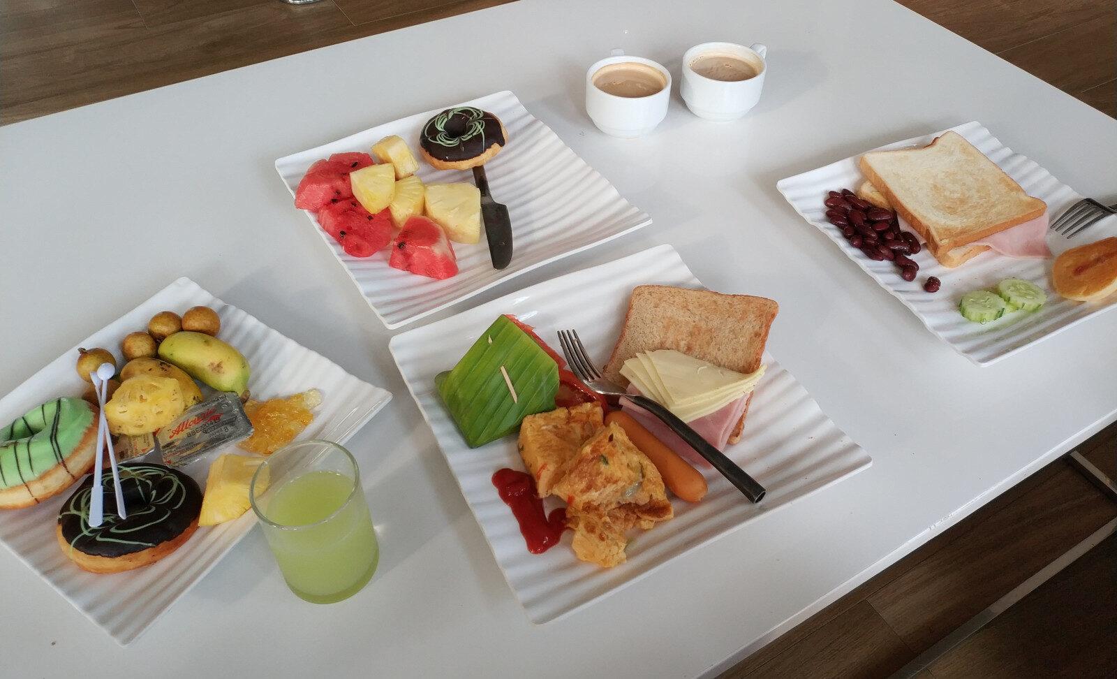 Фото завтрака в отеле