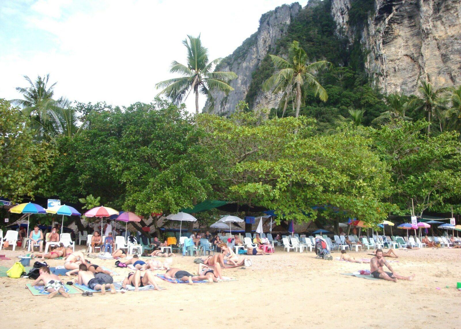 Фото туристов на пляже