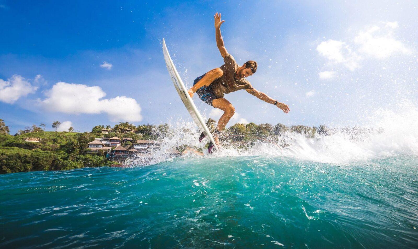 Фото серфинга на Бали